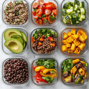 beef meal prep high protein containers