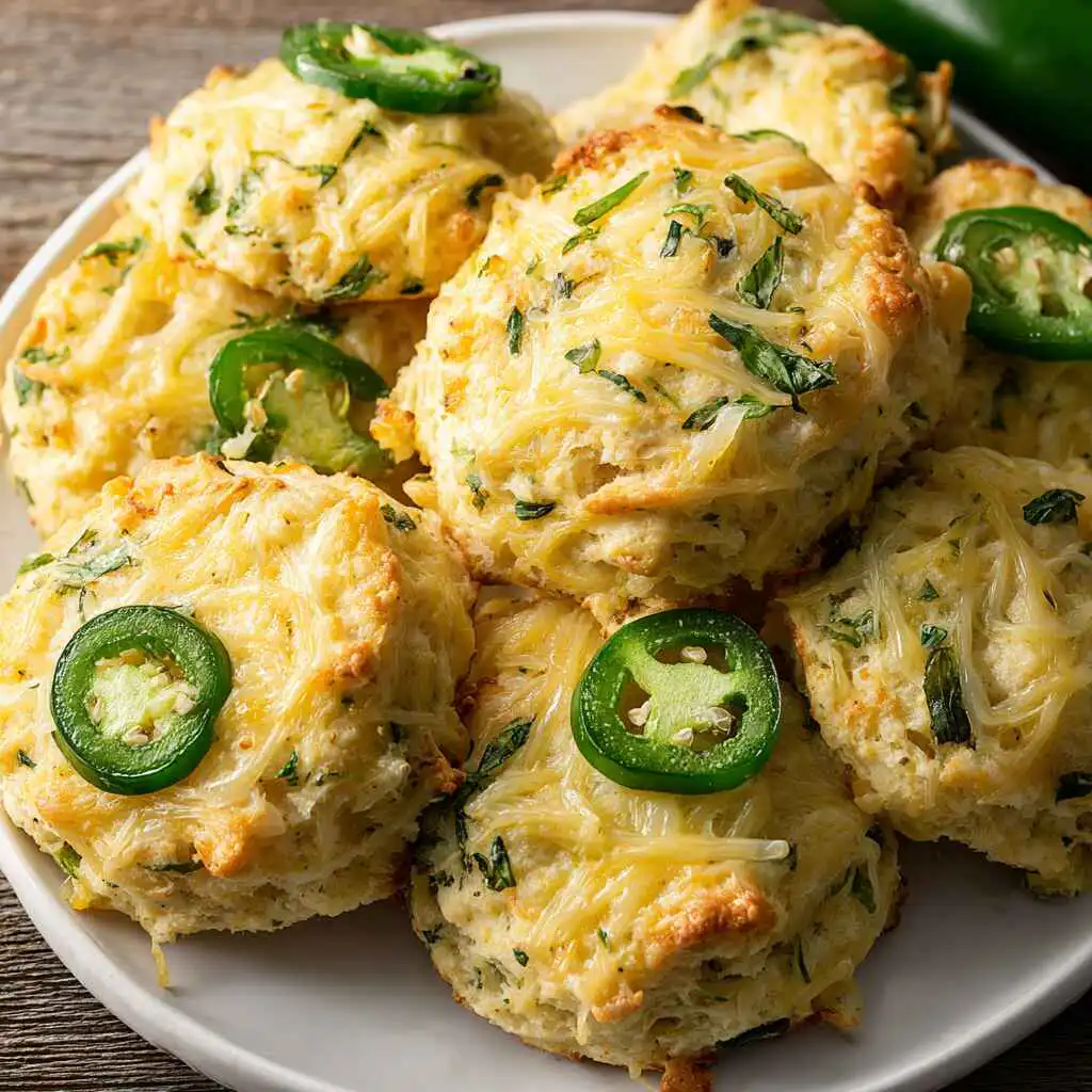 high protein breakfast biscuits cottage cheese on tray