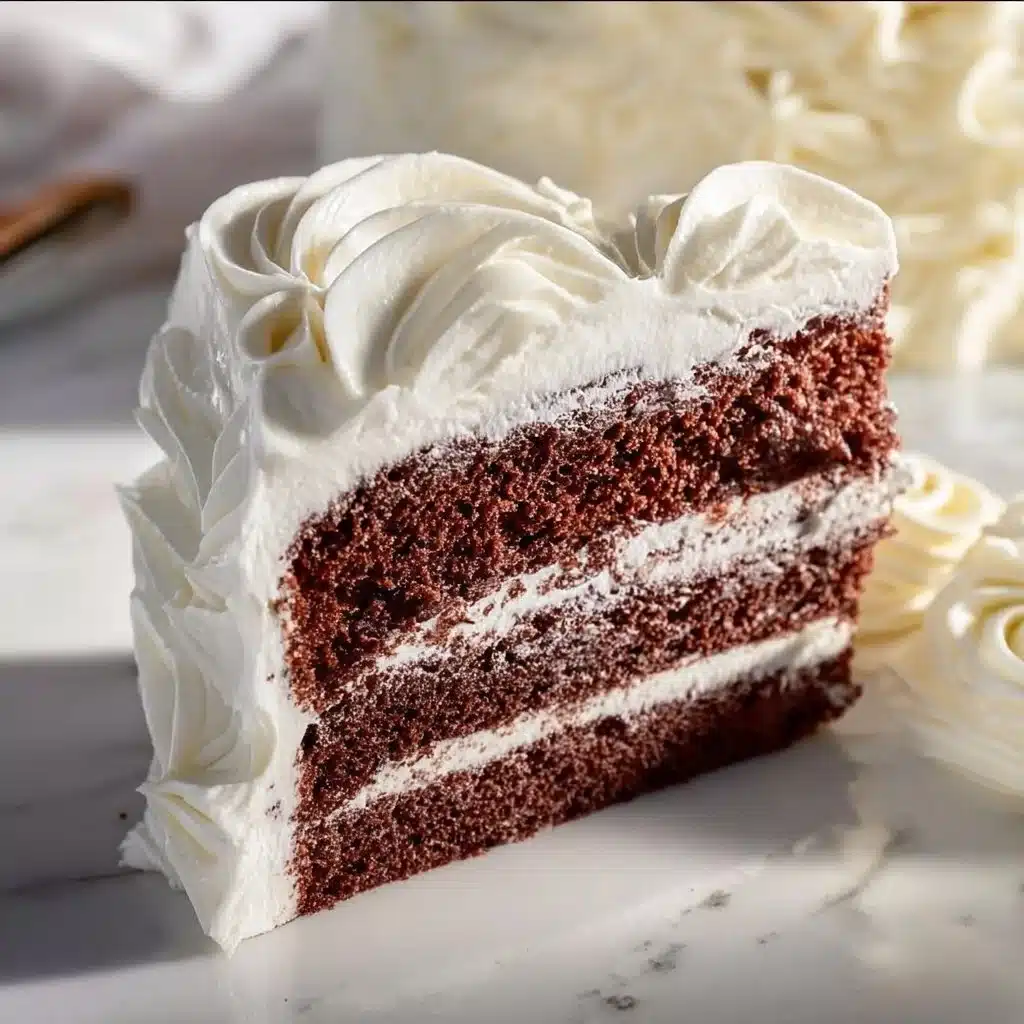Delicious Cool Whip frosting on a cake