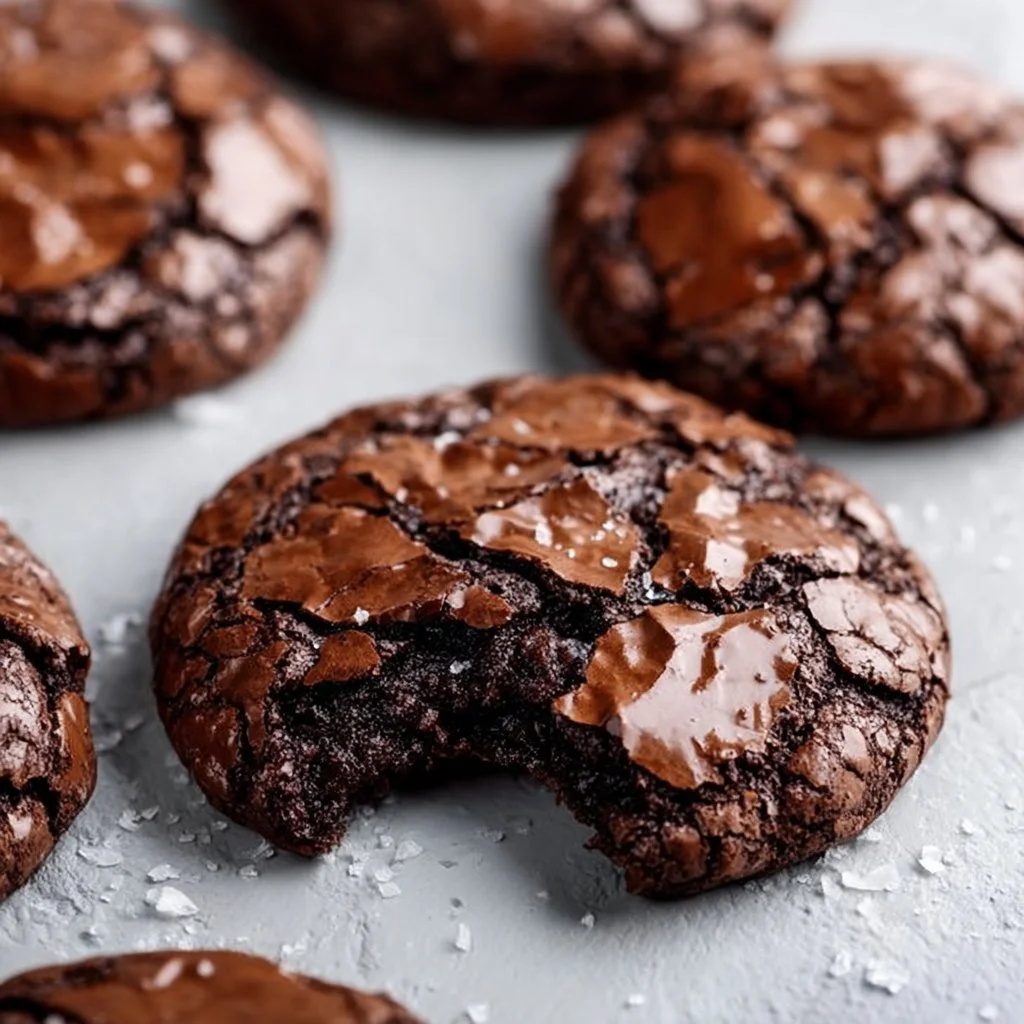Delicious fudgy chewy browkies on a plate, perfect for dessert lovers.