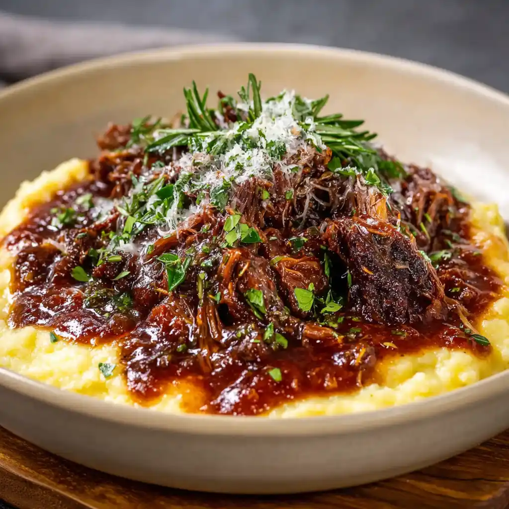 Short Rib Ragu with Parmesan Mashed Potatoes