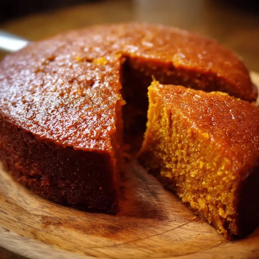 Delicious Flourless Sweet Potato Cake served on a plate