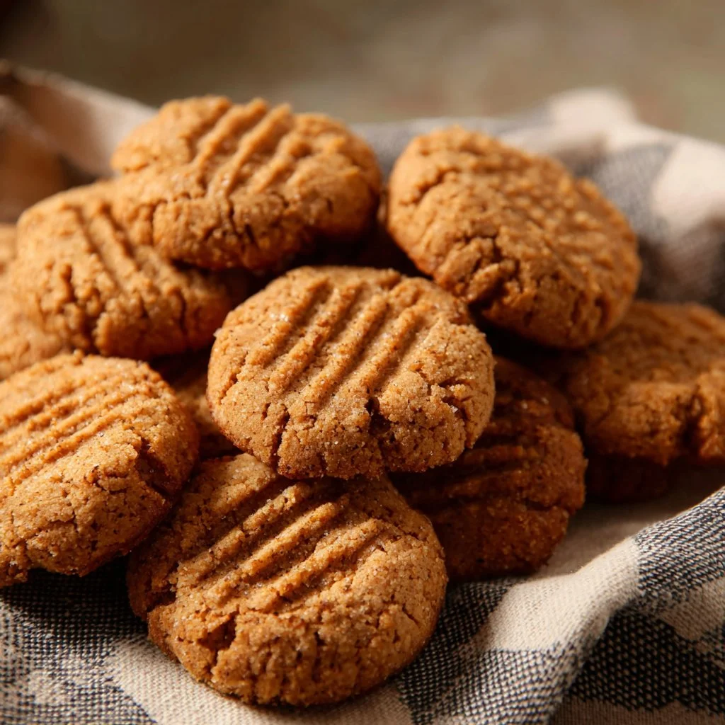A plate of healthy vegan cookies made with natural ingredients