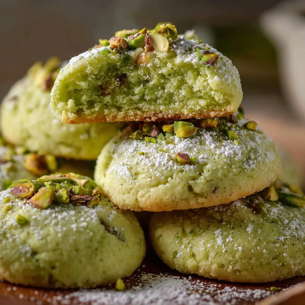 Delicious Russian Tea Cookies dusted with powdered sugar