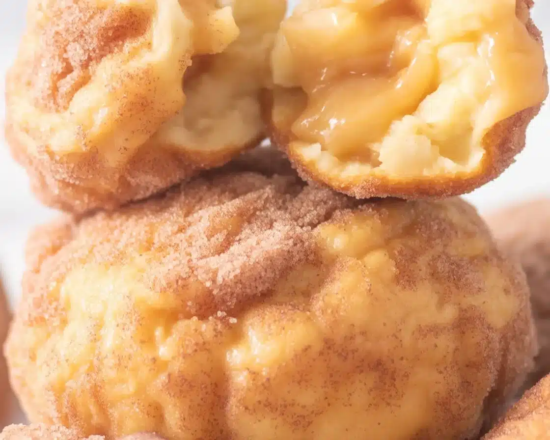 Delicious Apple Caramel Bombs filled with apples and caramel sauce, baked to perfection.