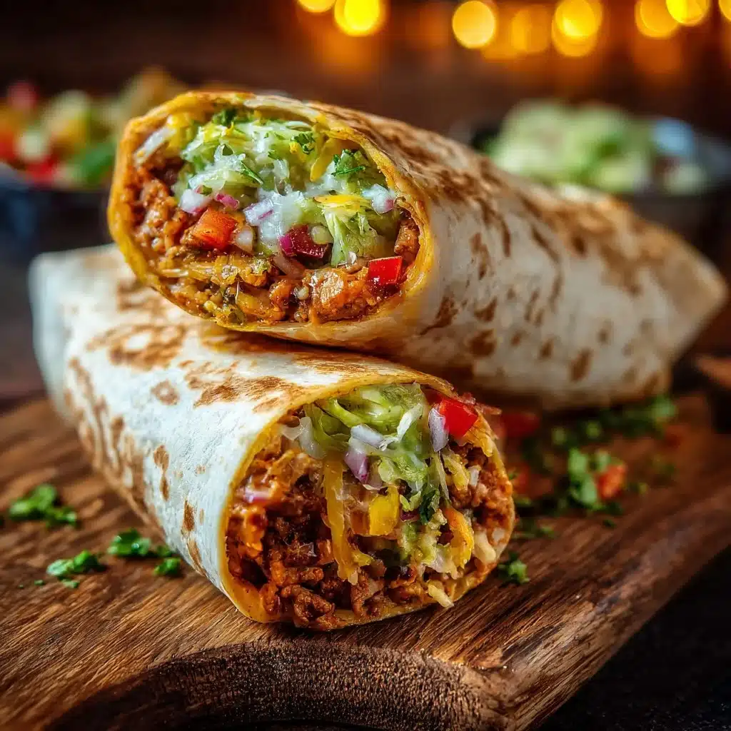 Quick and easy vegan burrito wraps filled with fresh ingredients