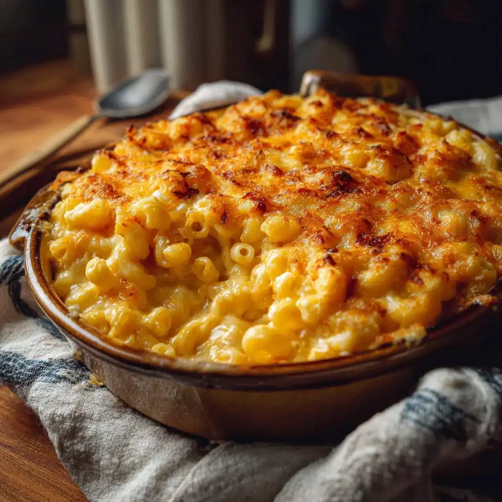 Easy no-roux, no-egg mac and cheese dish with cheese and pasta