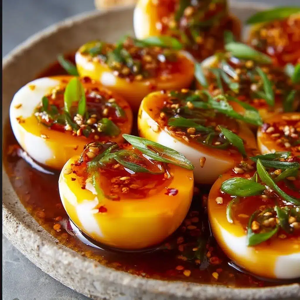 Delicious Mayak Egg dish ready to serve on a plate