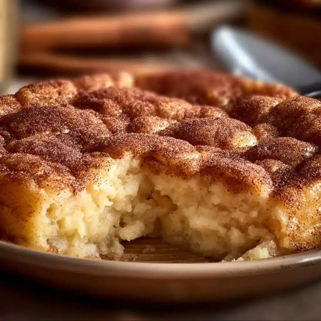 Delicious snickerdoodle cobbler dessert topped with cinnamon sugar
