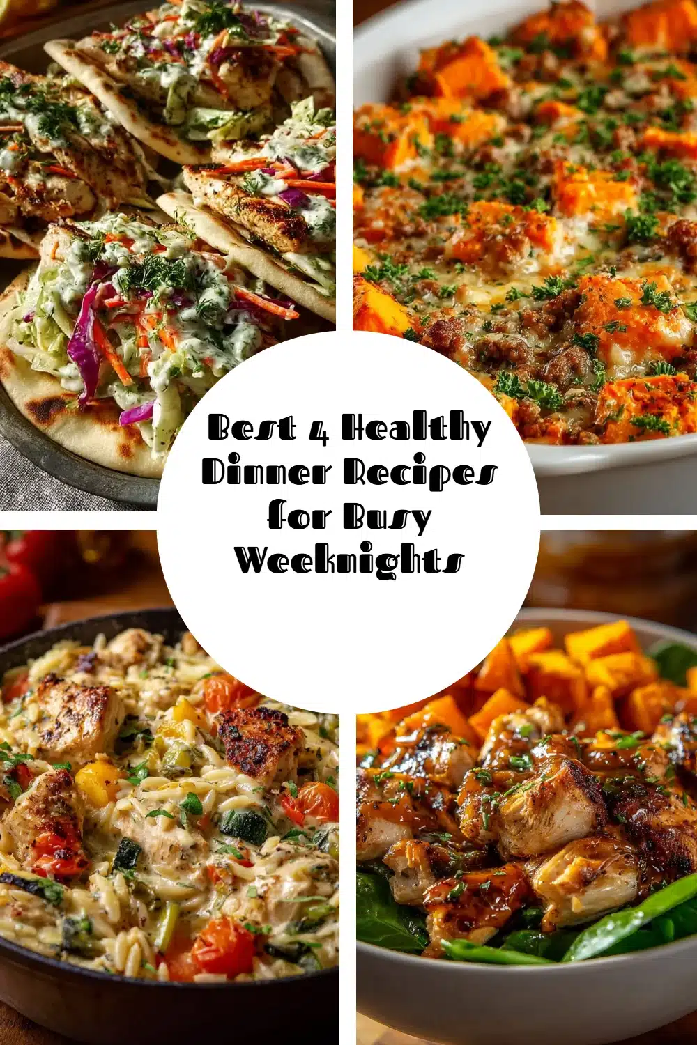 Healthy dinner recipes for busy weeknights
