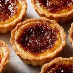 Delicious butter tarts, a traditional Canadian dessert with gooey filling