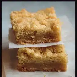 Freshly baked Dutch Letter Bar on a wooden table