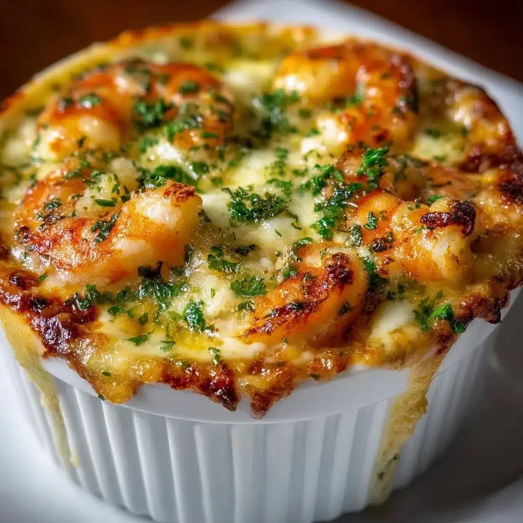 Gourmet seafood cassolette with fresh ingredients and rich sauce