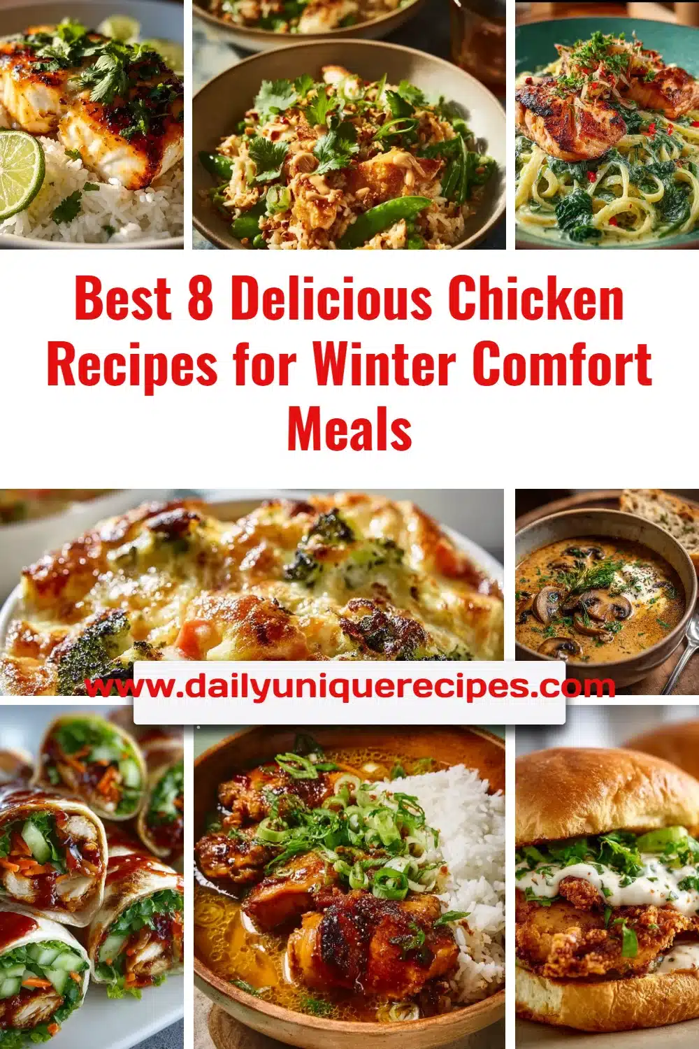 Delicious winter chicken recipes for comfort meals