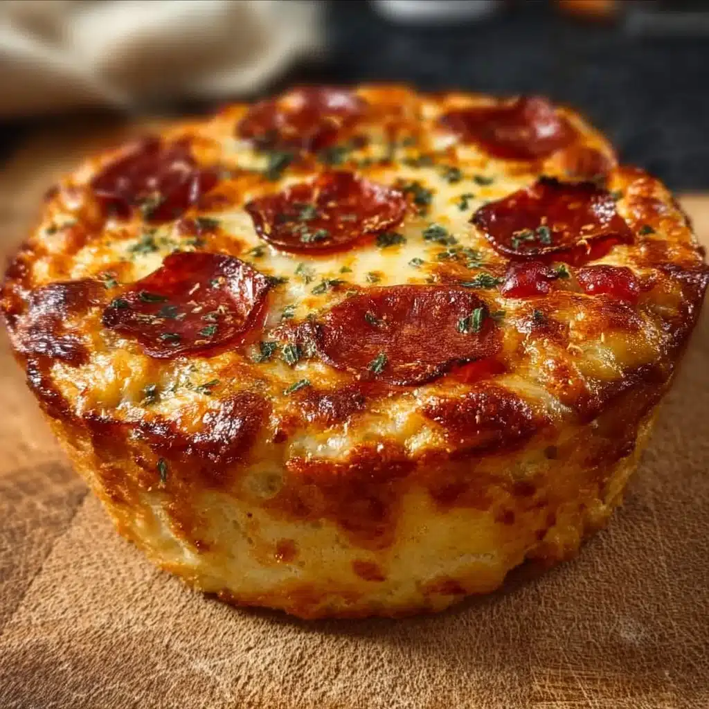 Delicious cottage cheese pizza bowl topped with fresh vegetables and herbs.