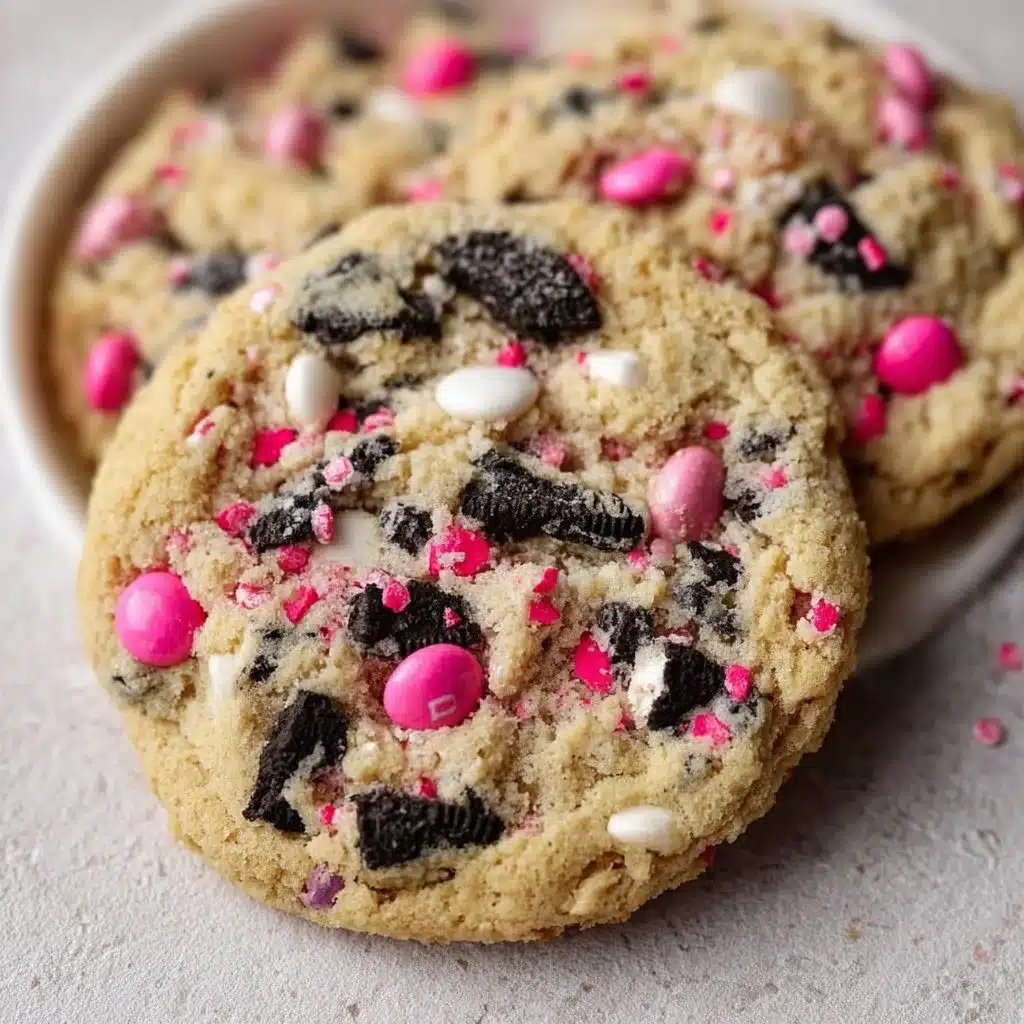 Oreo M&M's Cookies featuring Oreo pieces and M&M's in a fresh cookie