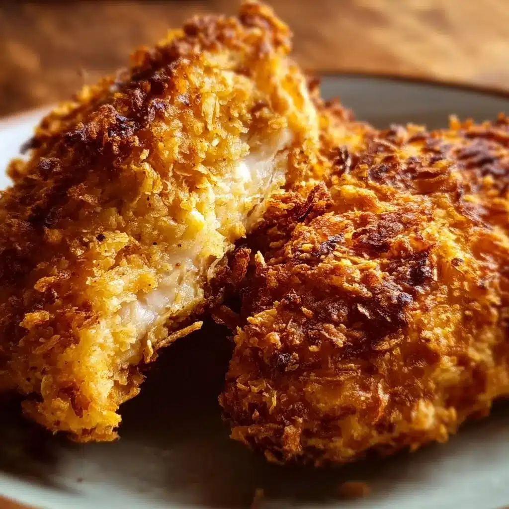 Juicy air fryer chicken breasts served with vegetables on a plate
