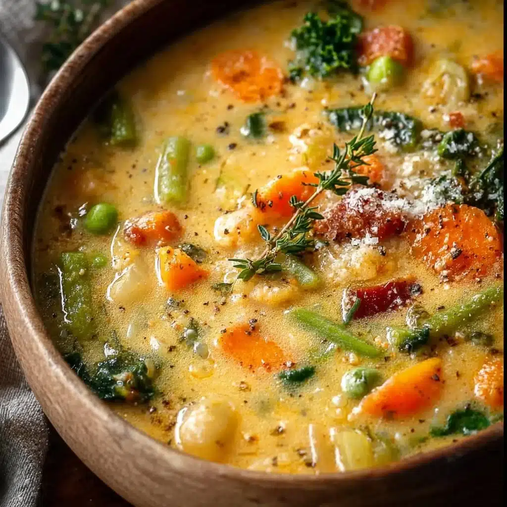 Comforting One-Pot Creamy Vegetable Soup