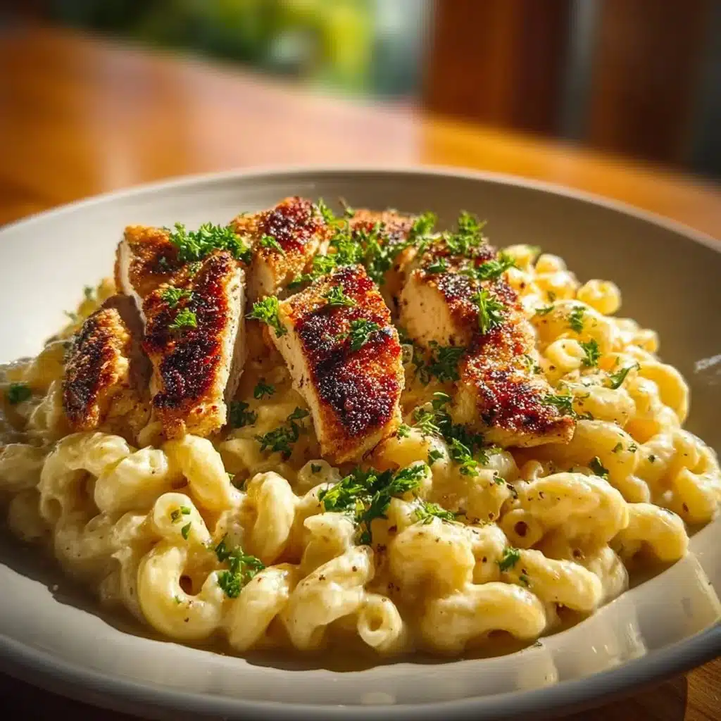 High protein honey garlic butter chicken served with vegetables on a plate