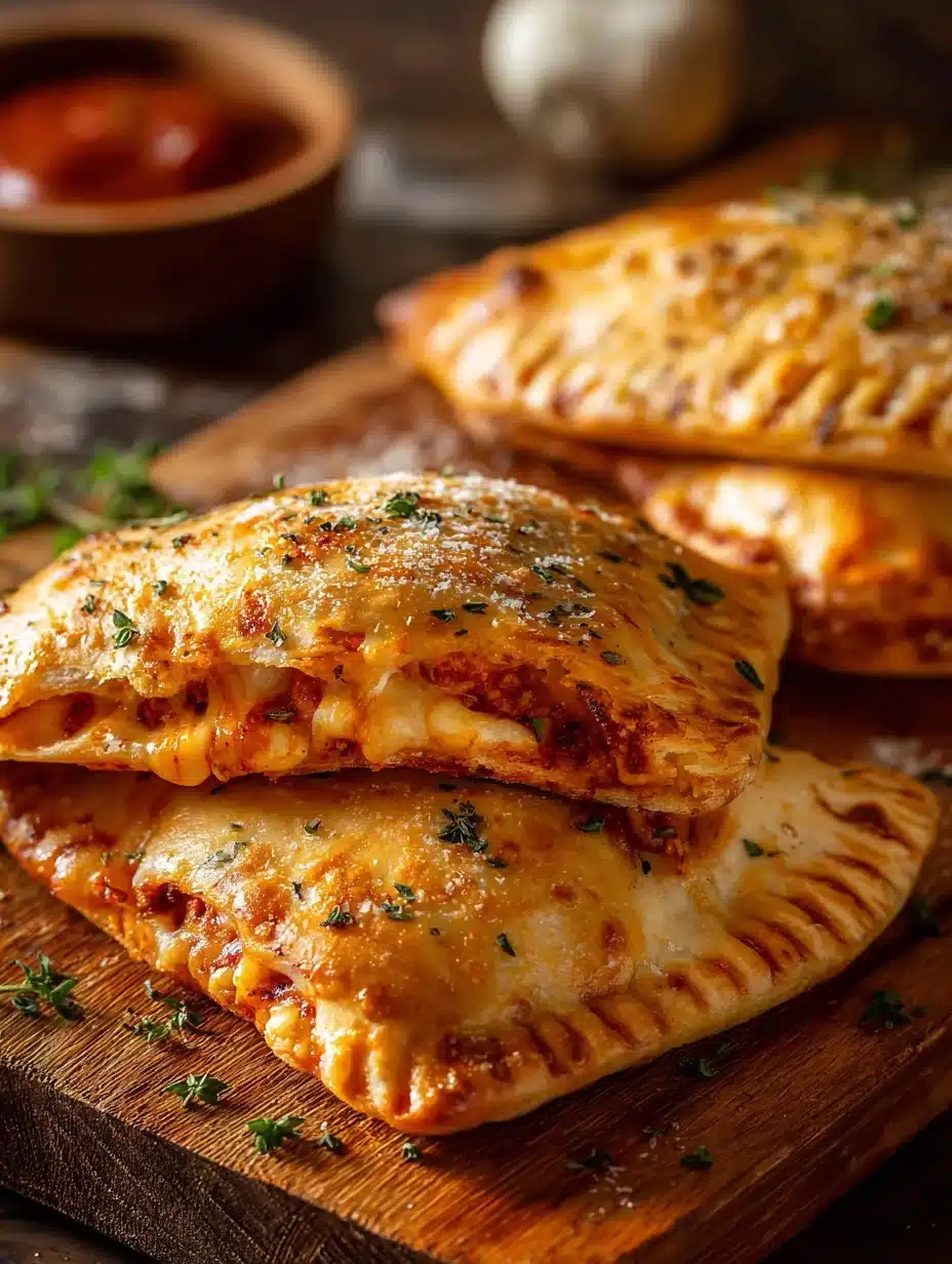 High Protein Pizza Hot Pockets filled with savory ingredients and protein-rich goodness