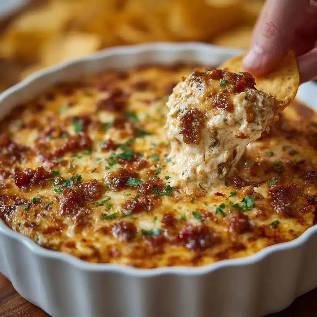Delicious Hissy Fit Dip served in a bowl with fresh veggies and crackers.