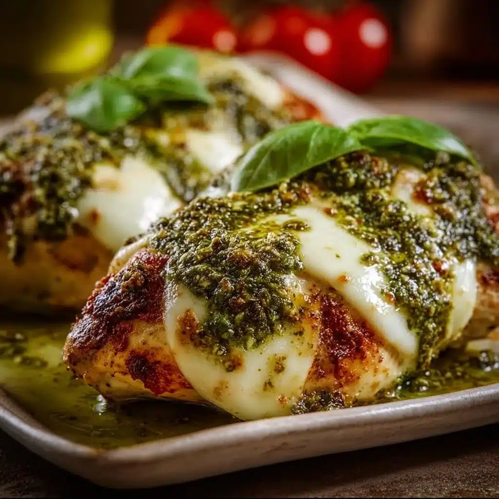 Pesto Chicken with Mozzarella