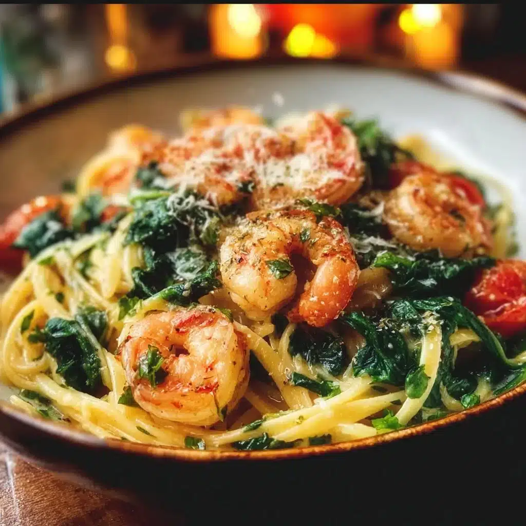 Shrimp Spinach Pasta