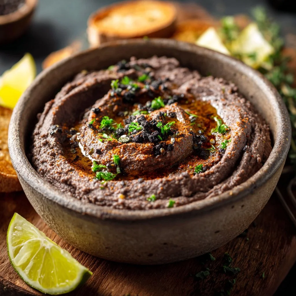 5 Minute Black Bean Hummus