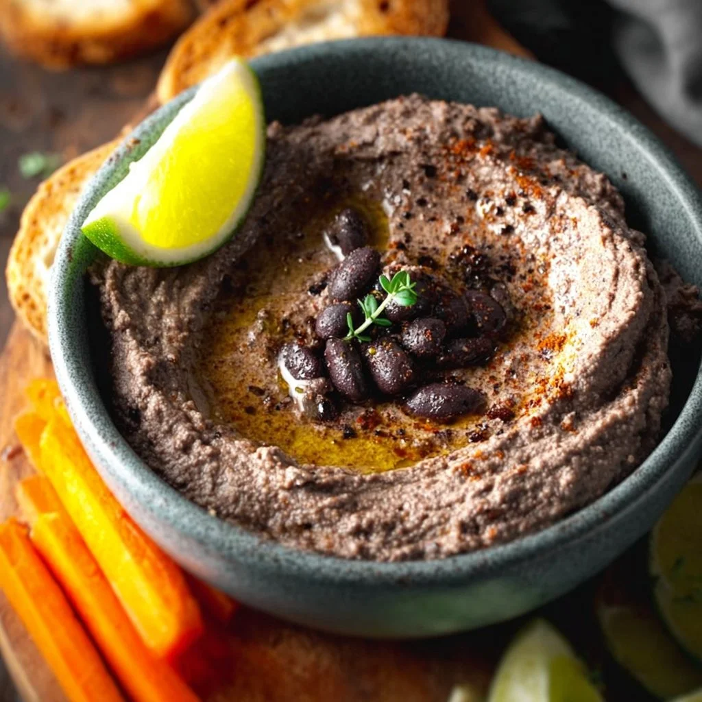 5 Minute Black Bean Hummus
