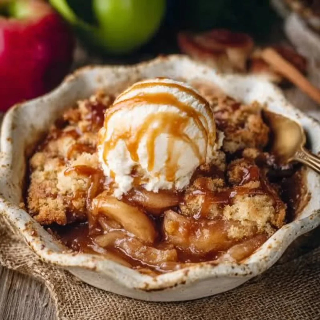 Caramel Apple Cobbler