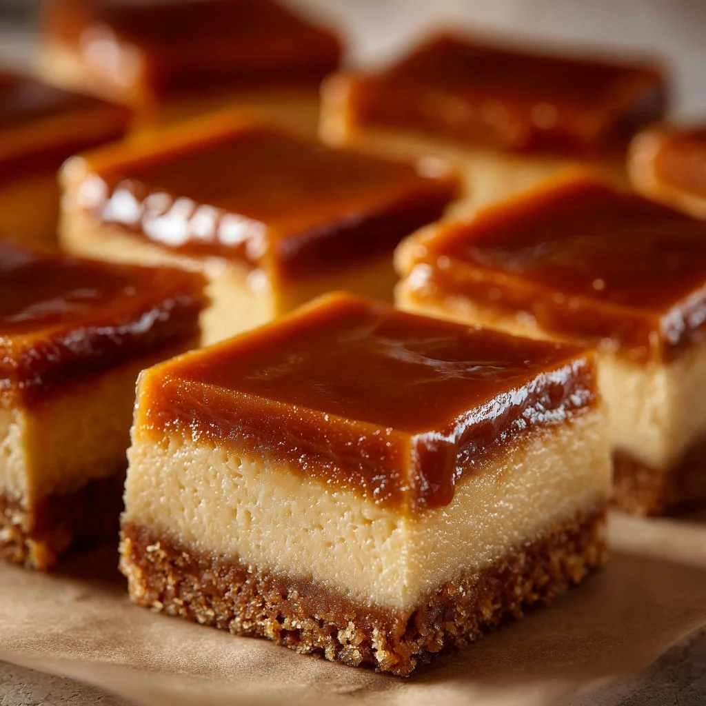 Decadent Dulce de Leche Cheesecake Bars: A Perfect Fusion of Sweet Elegance