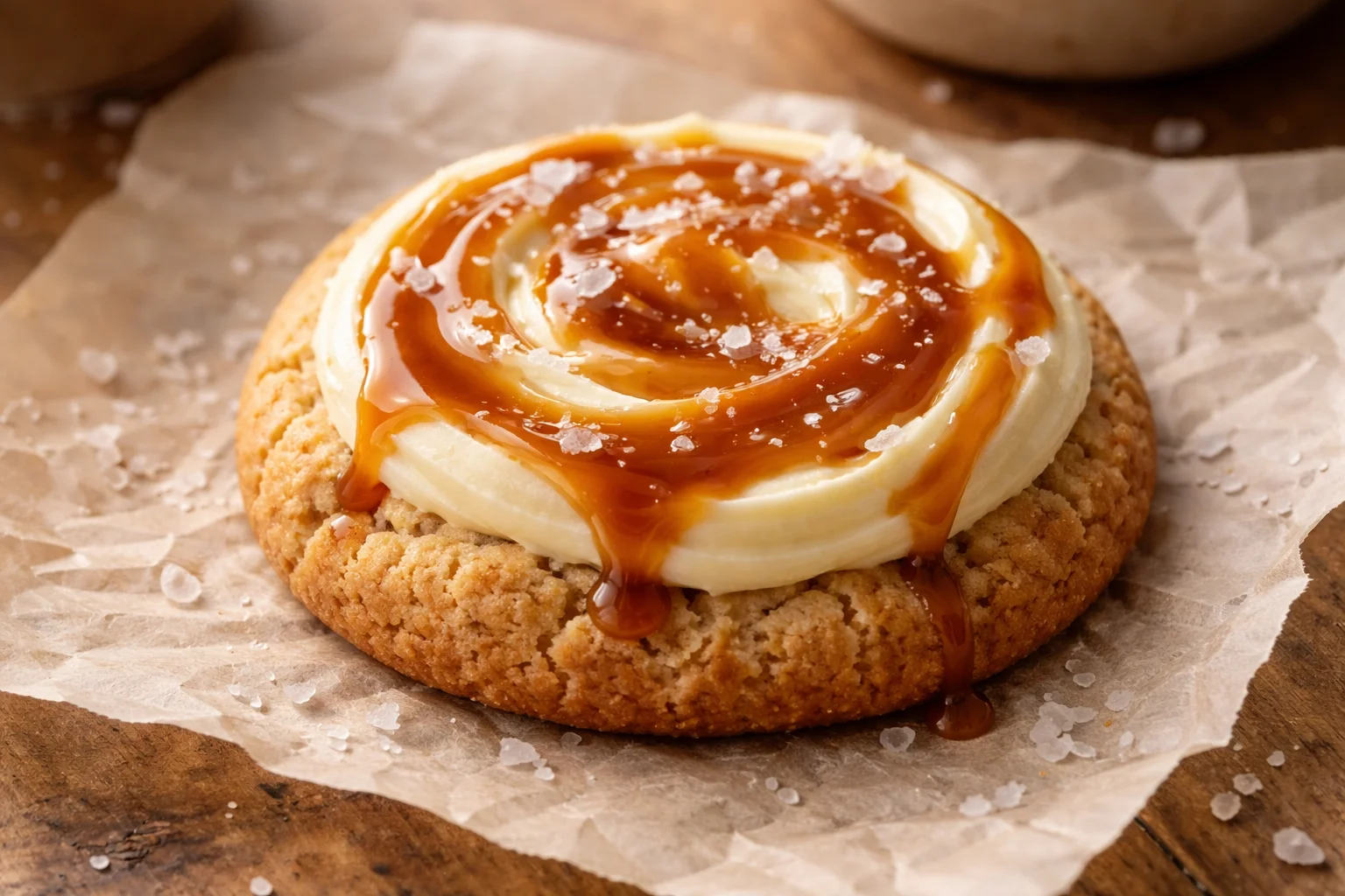 Deliciously Soft Salted Caramel Cream Cheese Cookies to Savor