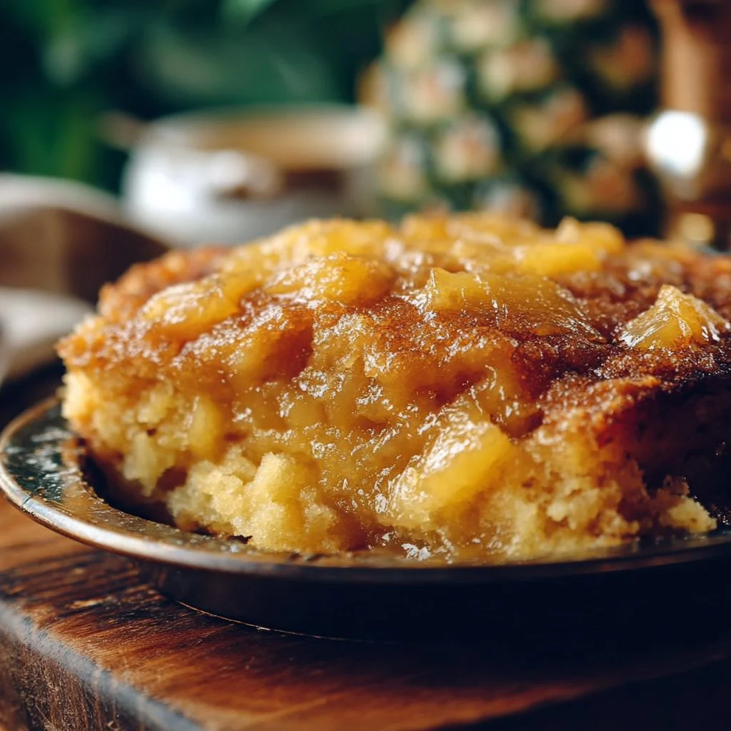 Easy Pineapple Dump Cake