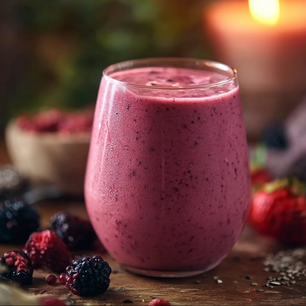 Healthy Mixed Berry Smoothie (Dairy-Free)