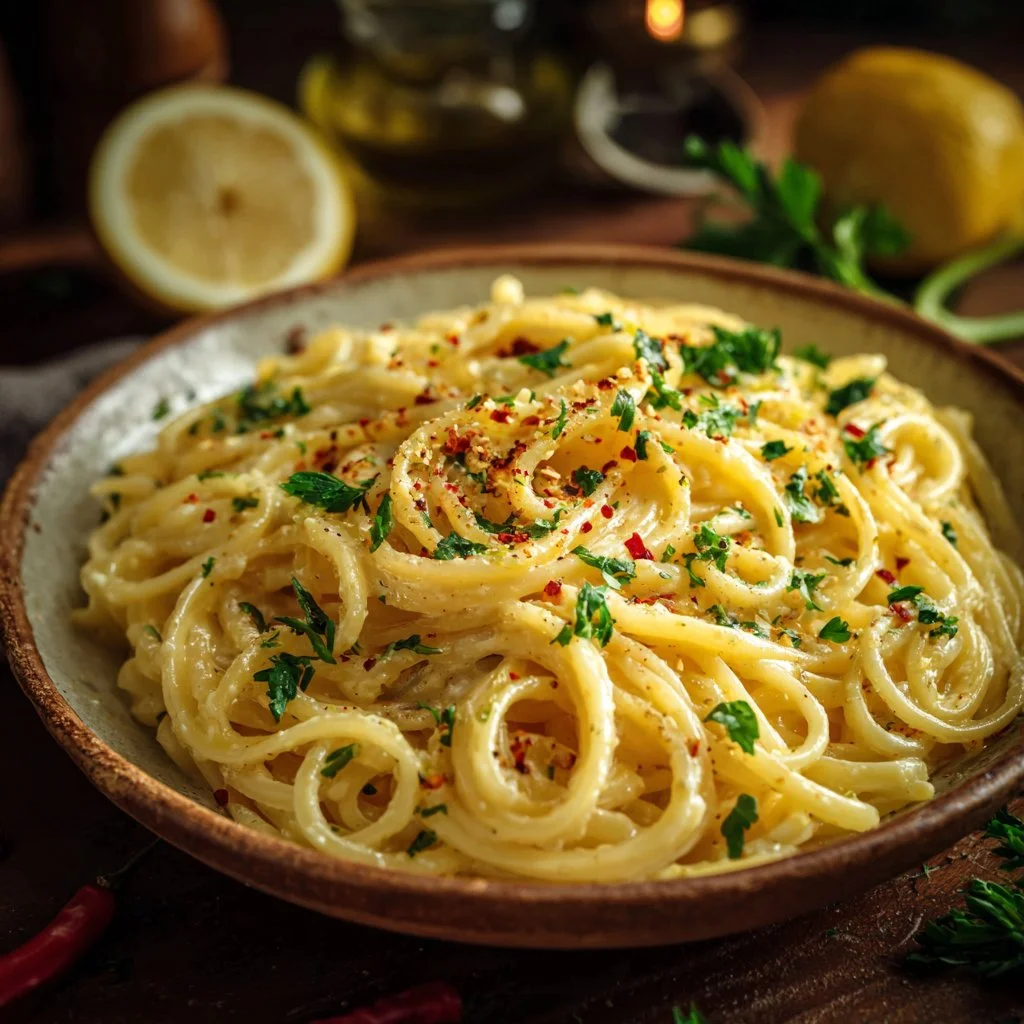 Lemon Butter Garlic Pasta Sauce