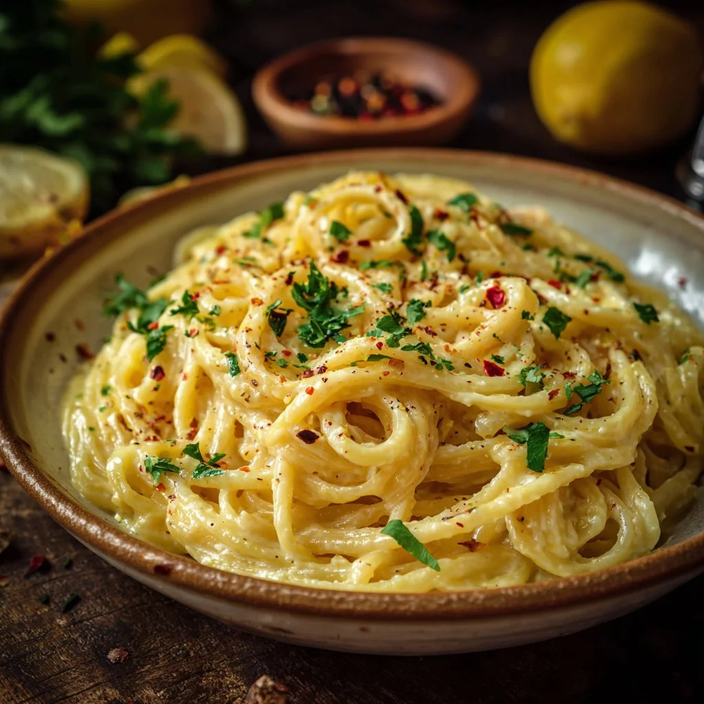 Lemon Butter Garlic Pasta Sauce