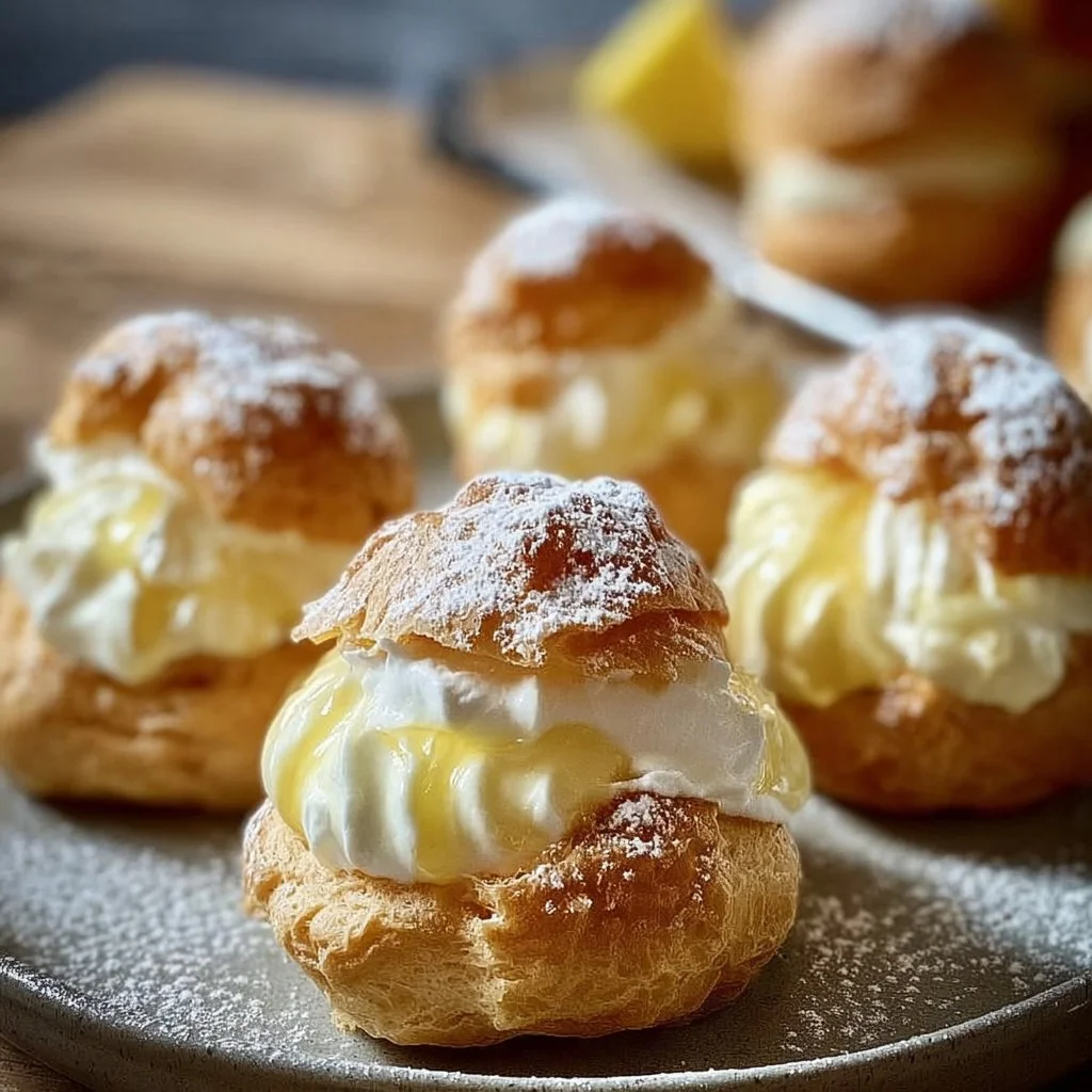 Limoncello Profiteroles