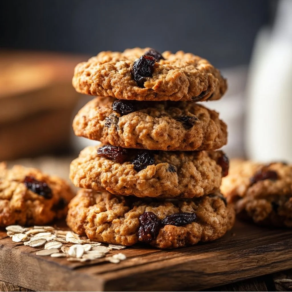 Oatmeal Raisin Protein Cookies