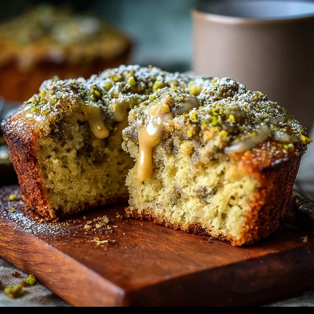 Pistachio Vegan Coffee Cake