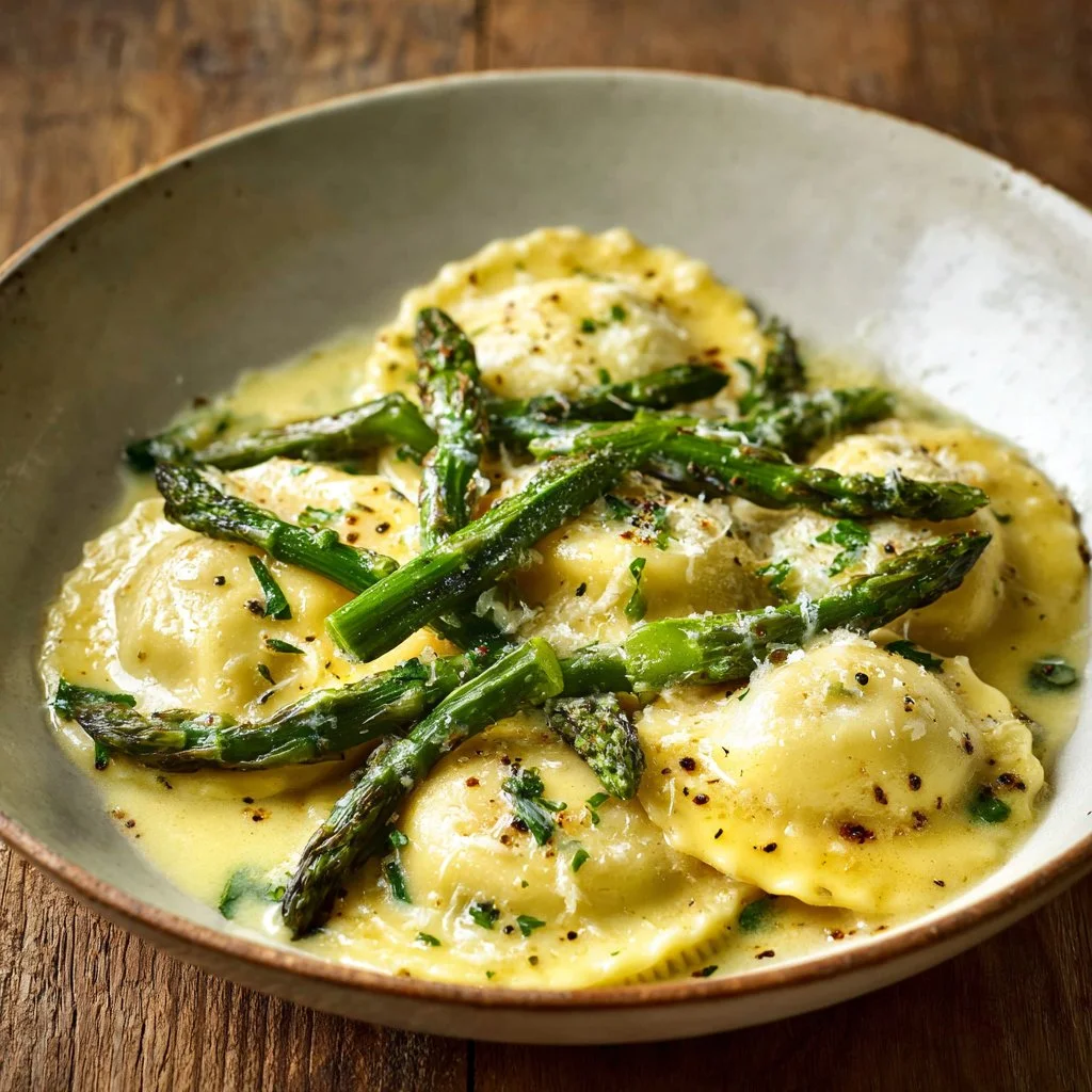 Ravioli in Lemon Parmesan Butter