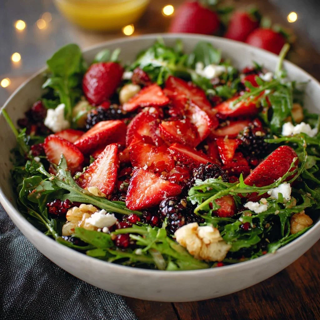 Roasted Strawberry Salad