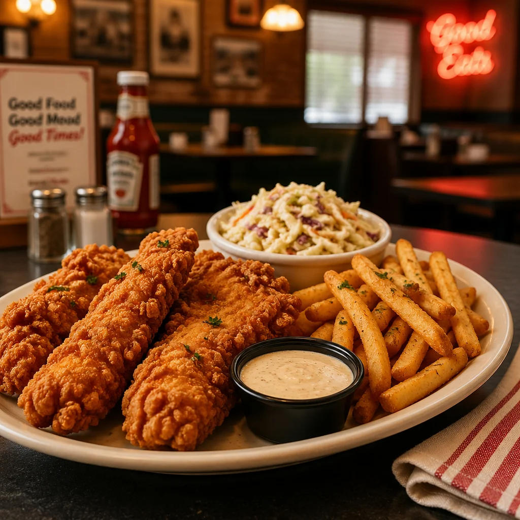 Crispy Chicken Tenders Plate