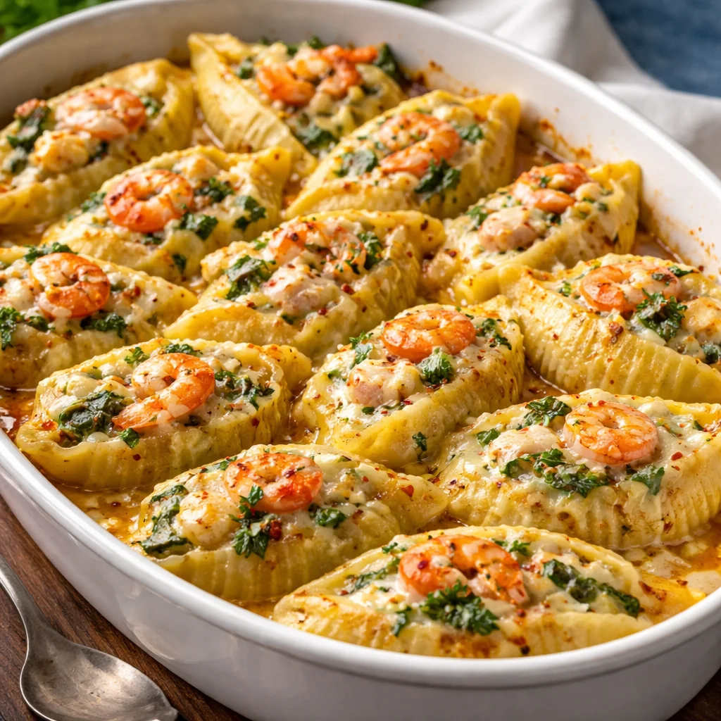 Creamy Lobster Stuffed Shells