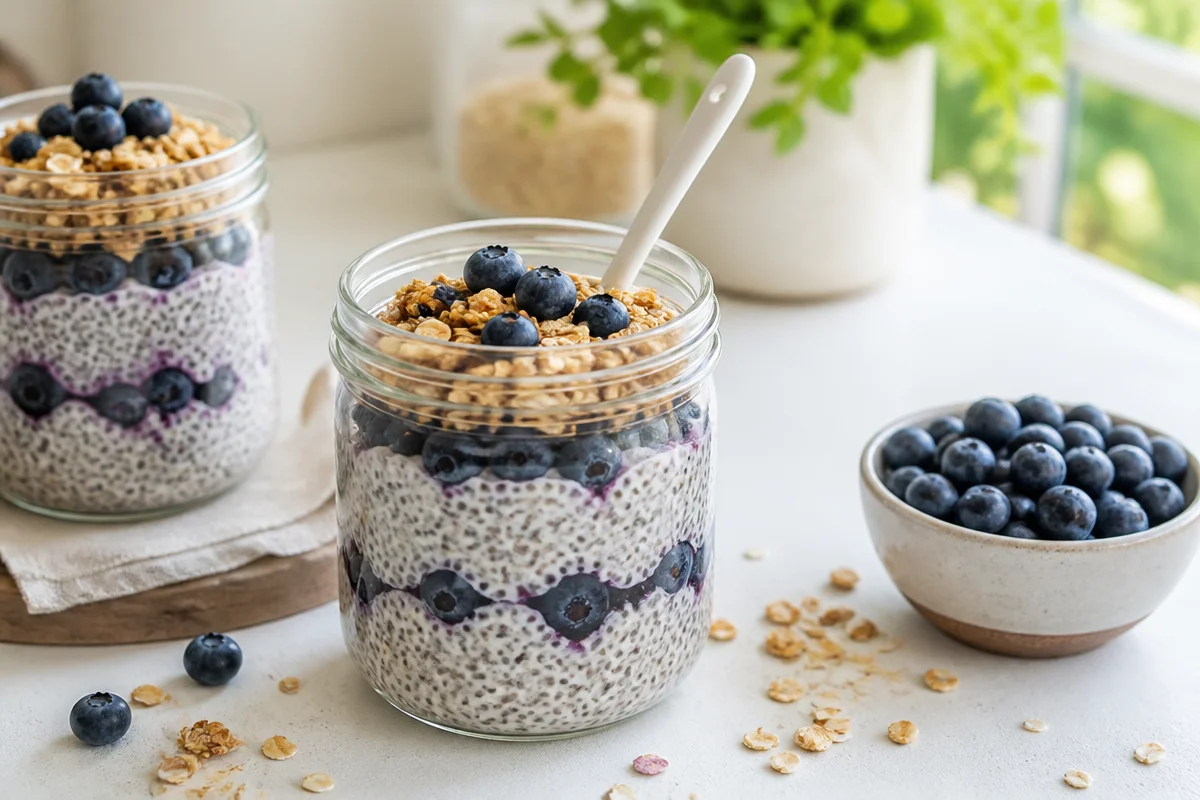 Blueberry Overnight Oatmeal
