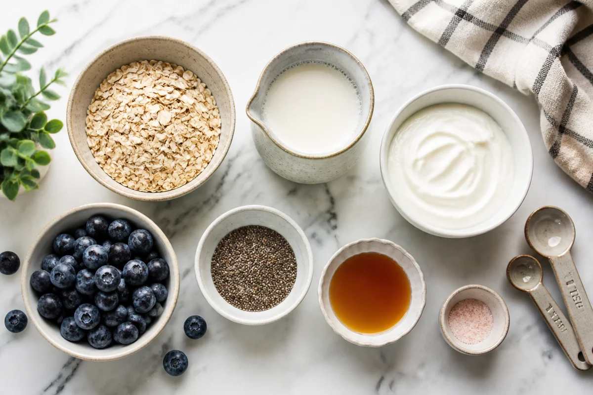 Delicious Blueberry Overnight Oatmeal for Busy Mornings