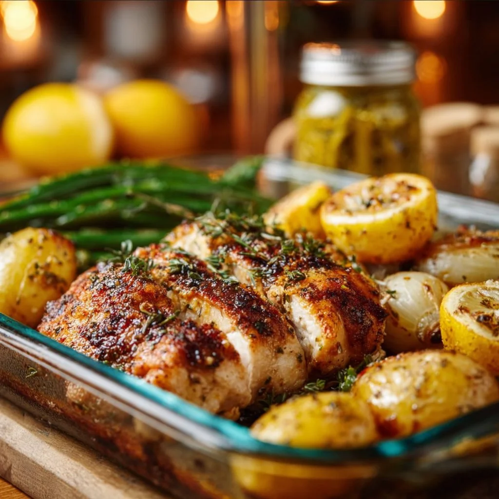 Lemon Garlic Chicken Meal Prep
