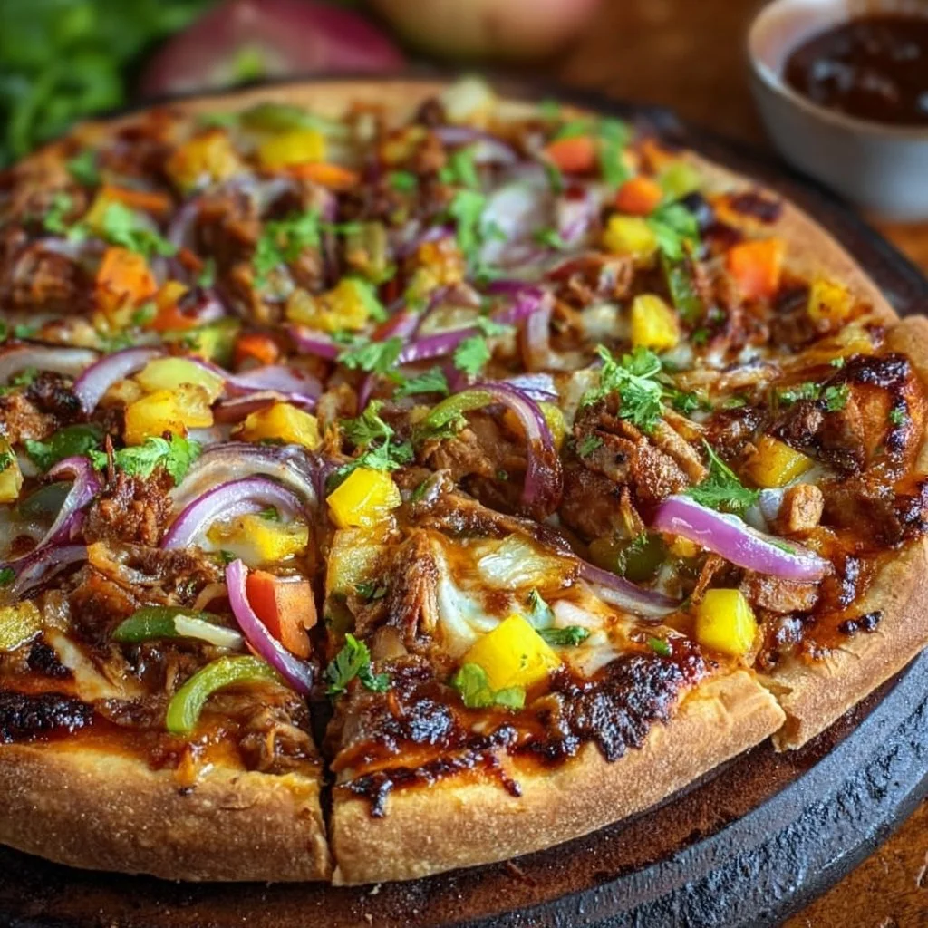 Vegan Jamaican Jerk Pizza: A Spicy Tropical Delight