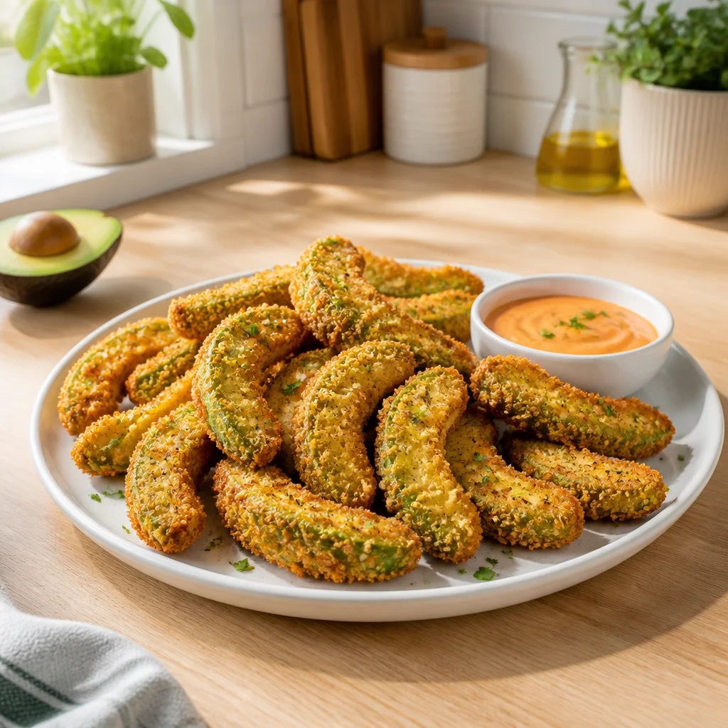 Crispy Air Fryer Avocado Fries