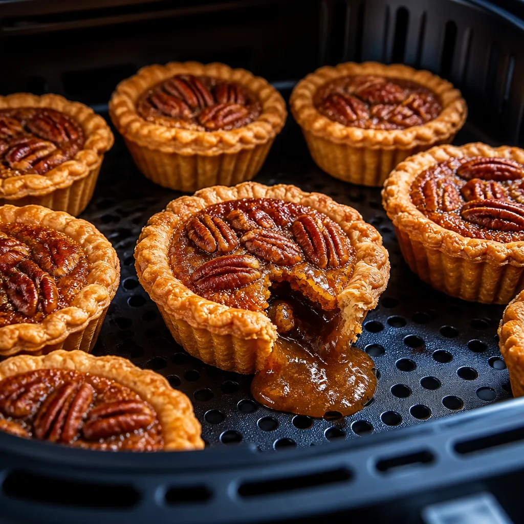 10-Minute Air Fryer Mini Pecan Pies